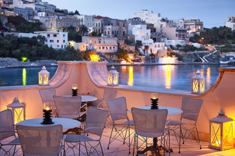 Terrace in the evening